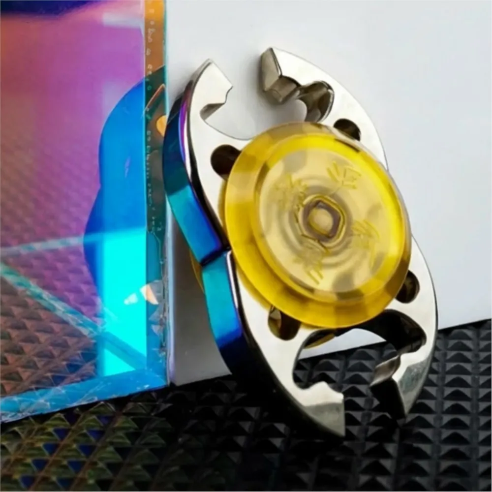My Joys EDC Star Pinze Fidget Spinner a due pale Fidget Toys per adulti Accessori da scrivania Gadget per alleviare l'ansia