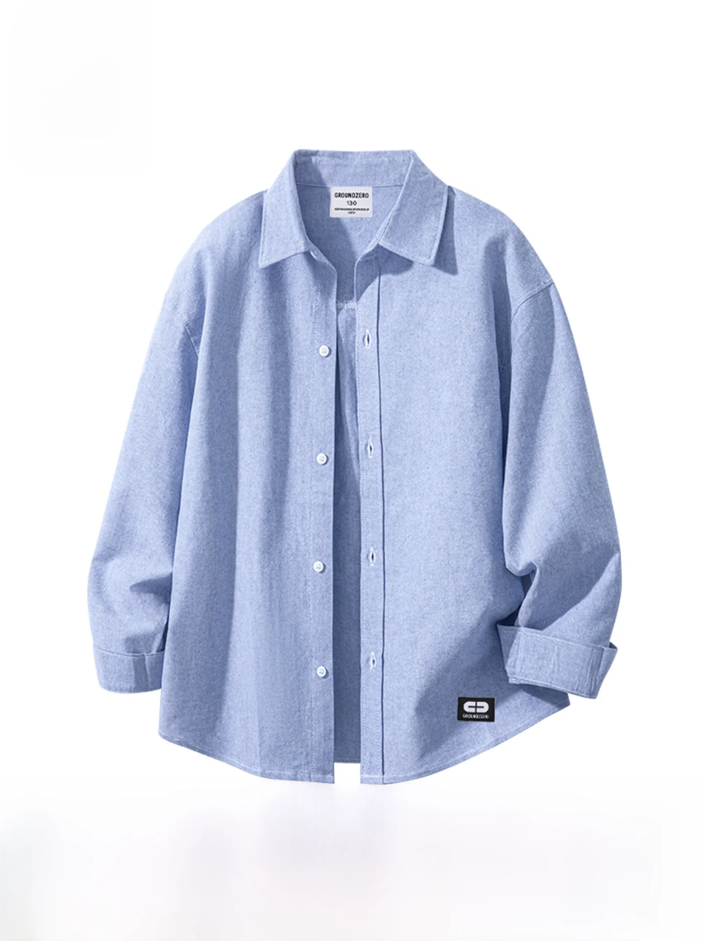 spring-autumn-boys-shirt-undzero-children's-clothing-long-sleeve-cotton-casual-style-boy's-outerwear-breathable-skin-friendly