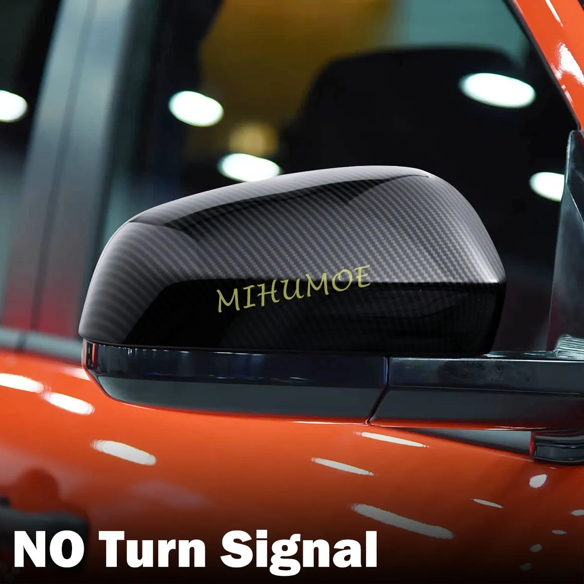 

For 2023-2025 Toyota bz4x Tacoma 4Runner Subaru Solterra Premium Carbon Fiber Car Exterior Side Rearview Mirror Cover Cap Trims