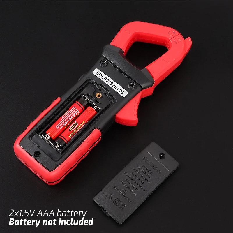 TASI TA8315 AC DC Clamp Meter Digital Clamp Multimeter Auto Range NCV Capacitance Temperature Frequency 27mm Jaw 5999 Counts