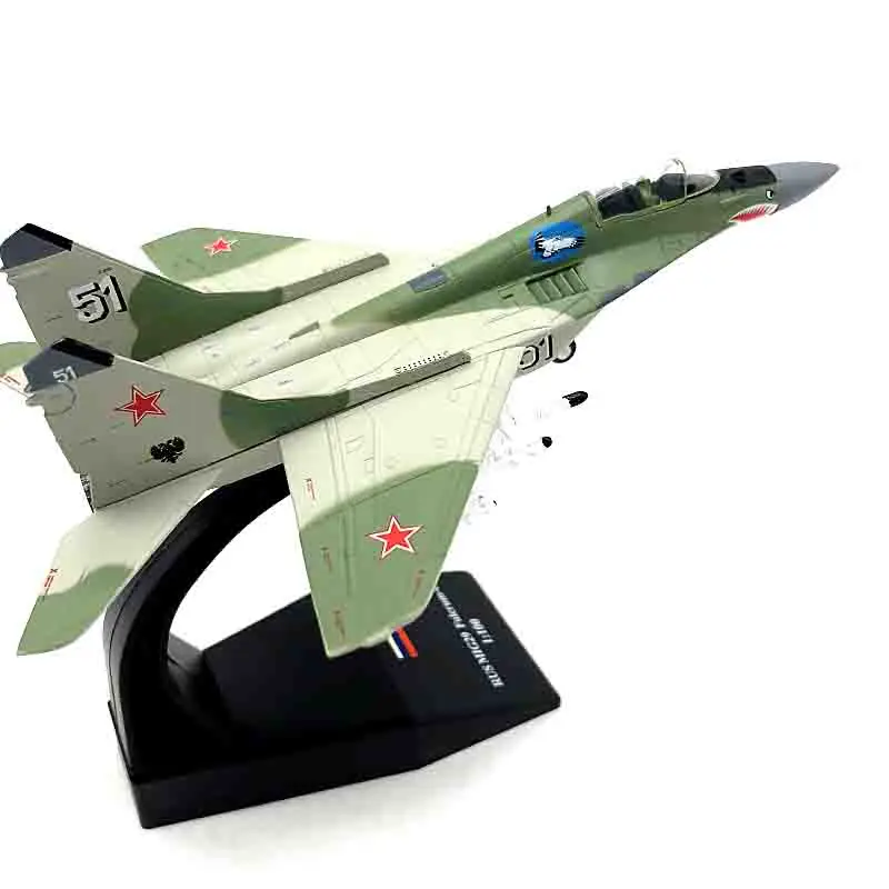 

1/100 MIG-29 Fighter Plane Alloy Dispaly Stand Diecast Aircraft Model Commemorate Collection for Friends