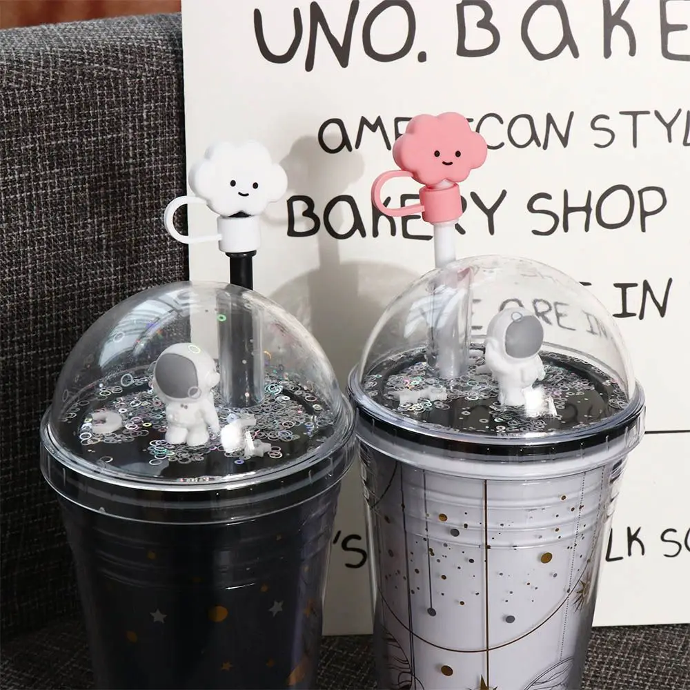 

Cup Accessories Silicone Straw Covers Cap Cloud Shaped Anti-Dust Straw Topper Caps 10mm Straw Tip Covers Cup Decoration