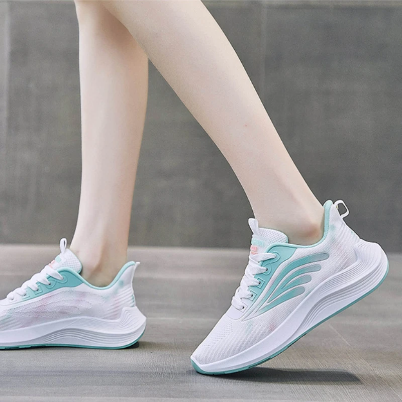 Running Shoes for Woman Spring Sneakers New In Mesh Breathable Trainers Women Tennis Shoes Sports Casual Sneaker Tenis De Mujer