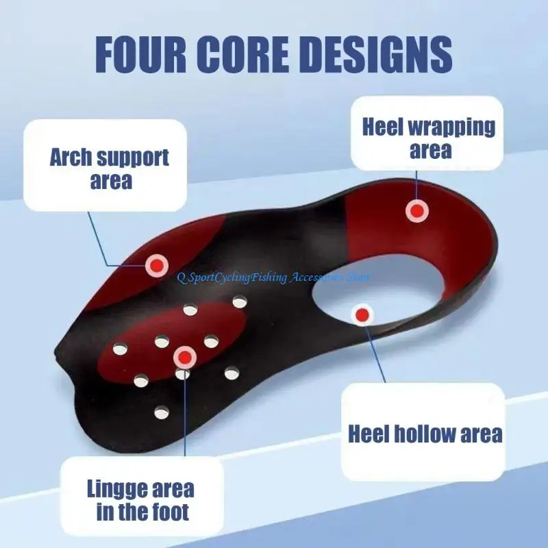 

31KC 2pack High Elasticities Insoles Shoe Insert Arches Support Pad Flat Foot Insole