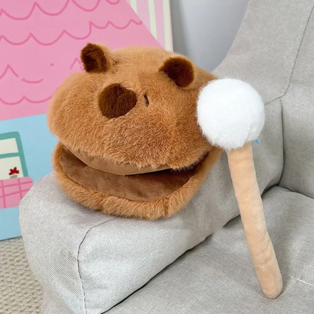 Capibara di pesce di legno Animali di peluche di pesce di legno Bambole capibara contabili Giocattoli di peluche capibara carini di cartone animato