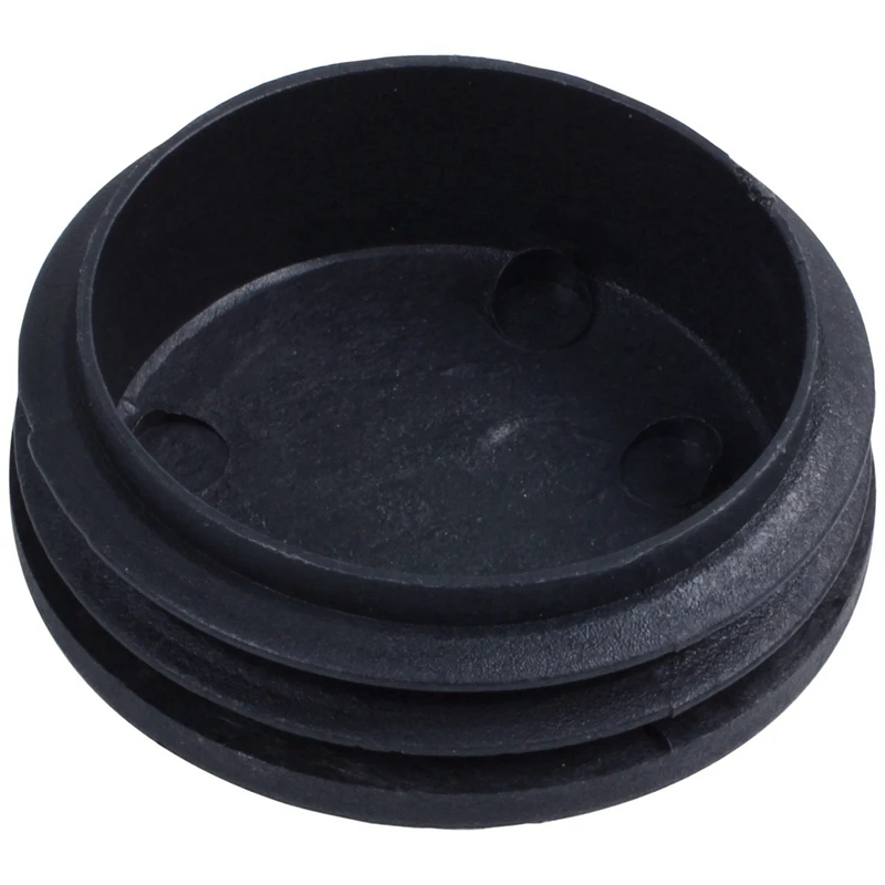 Blanking End Round Tube Inserts Cap Cover 50Mm Dia Black 36 Pcs