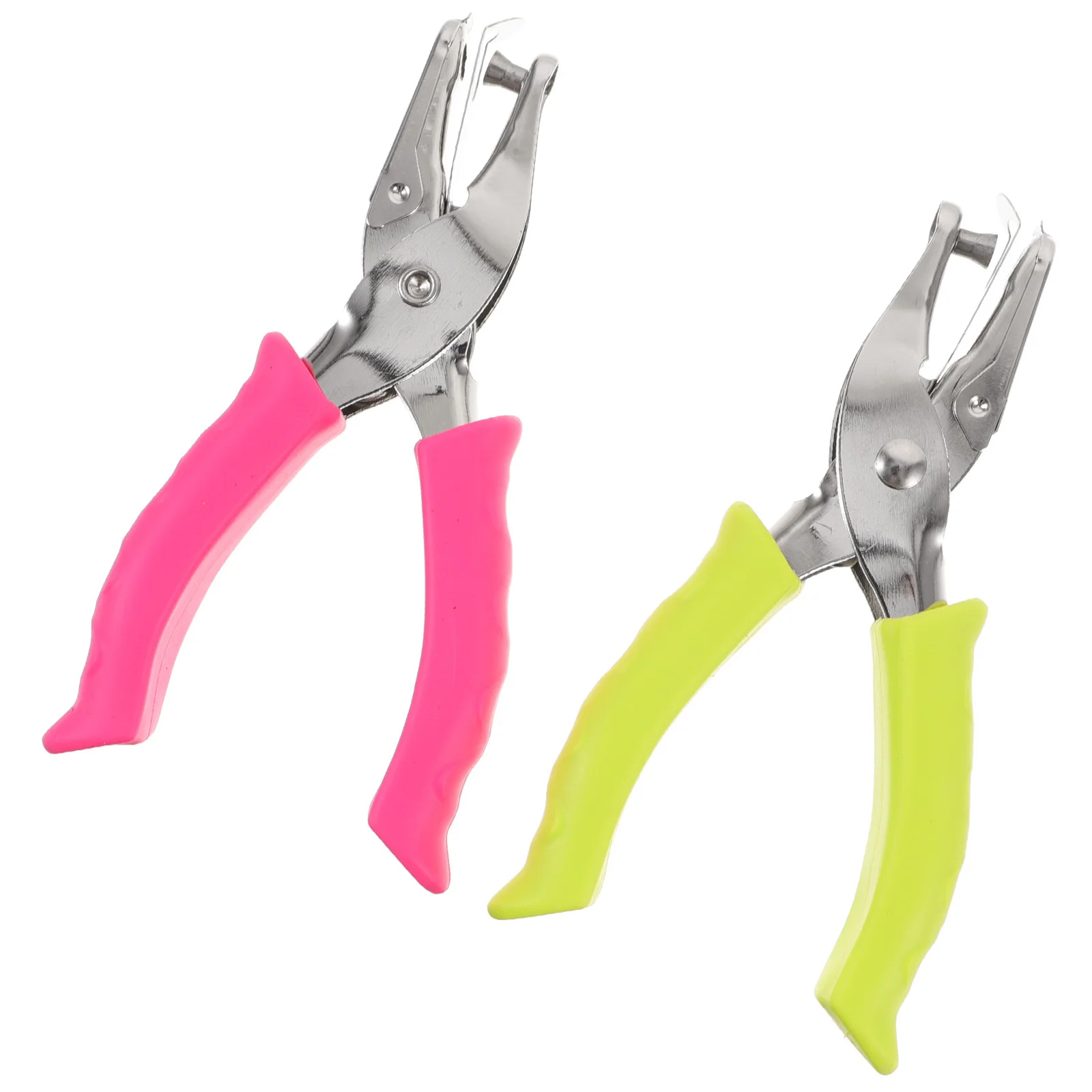 2 قطعة ثقب معدني محمول خرامة ورق واحدة للبالغين أداة قرطاسية مكتبية وظيفة #2