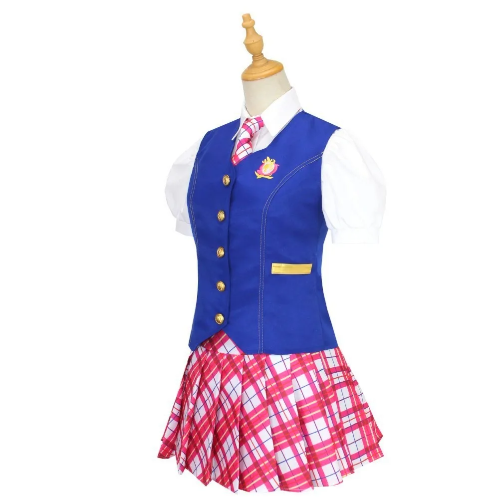 Hotsale Film Barbiee Cosplay Kostuum Prinses Jurk Delancy Wen COS Outfit Vrouwen Schooluniform Top Rokken Carnaval Party