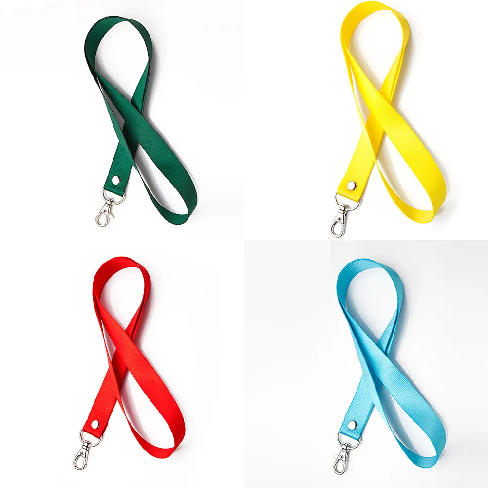 12Pcs Versatile Adjustable Lanyard Set for Id Card Badge Name Tag Neck Strap School Office Worker Referee Safety Comfort