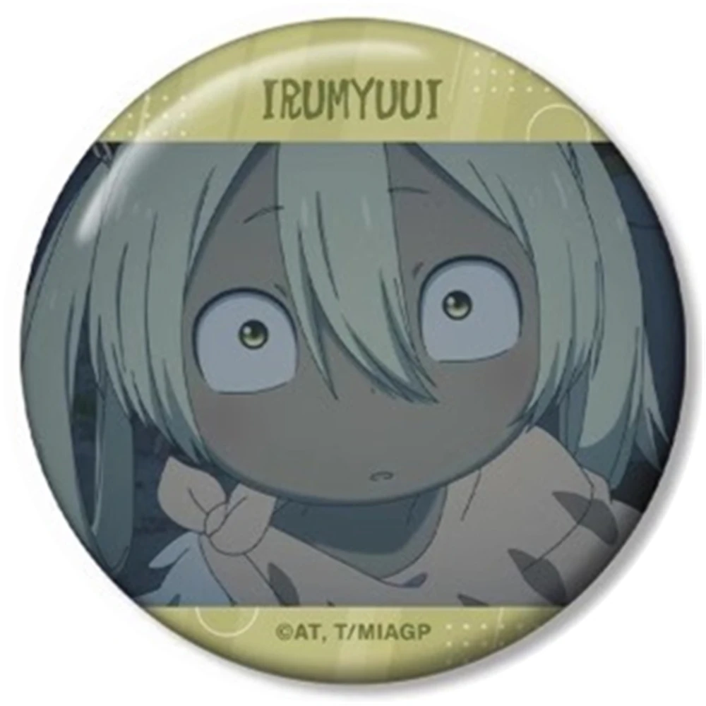 58 مللي متر أنيمي صنع في الهاوية ريكو ناناتشي فابوتا مارورو ناتو تأثيري حلي شارة دبوس SPTE صفيح بروش ﻿   دعامة عيد الميلاد جيلف