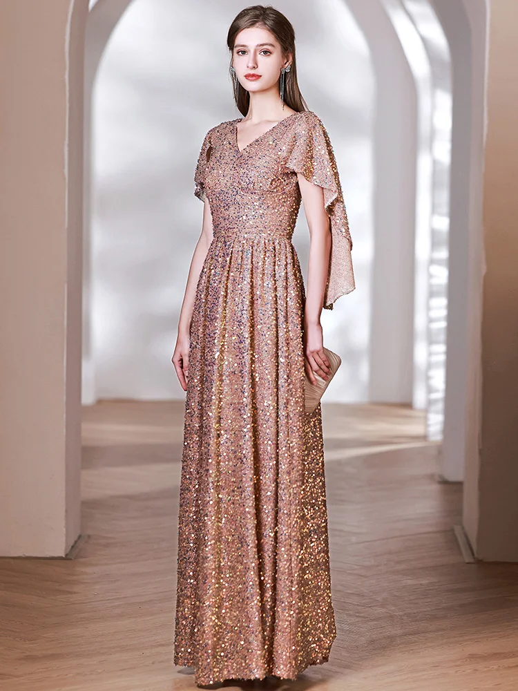 الراقية مخصصة ثوب مسائي المرأة الفاخرة رقيقة 2025 جديد أناقة سيدة المضيف امتحان الفن الفاخرة الراقية الإحساس