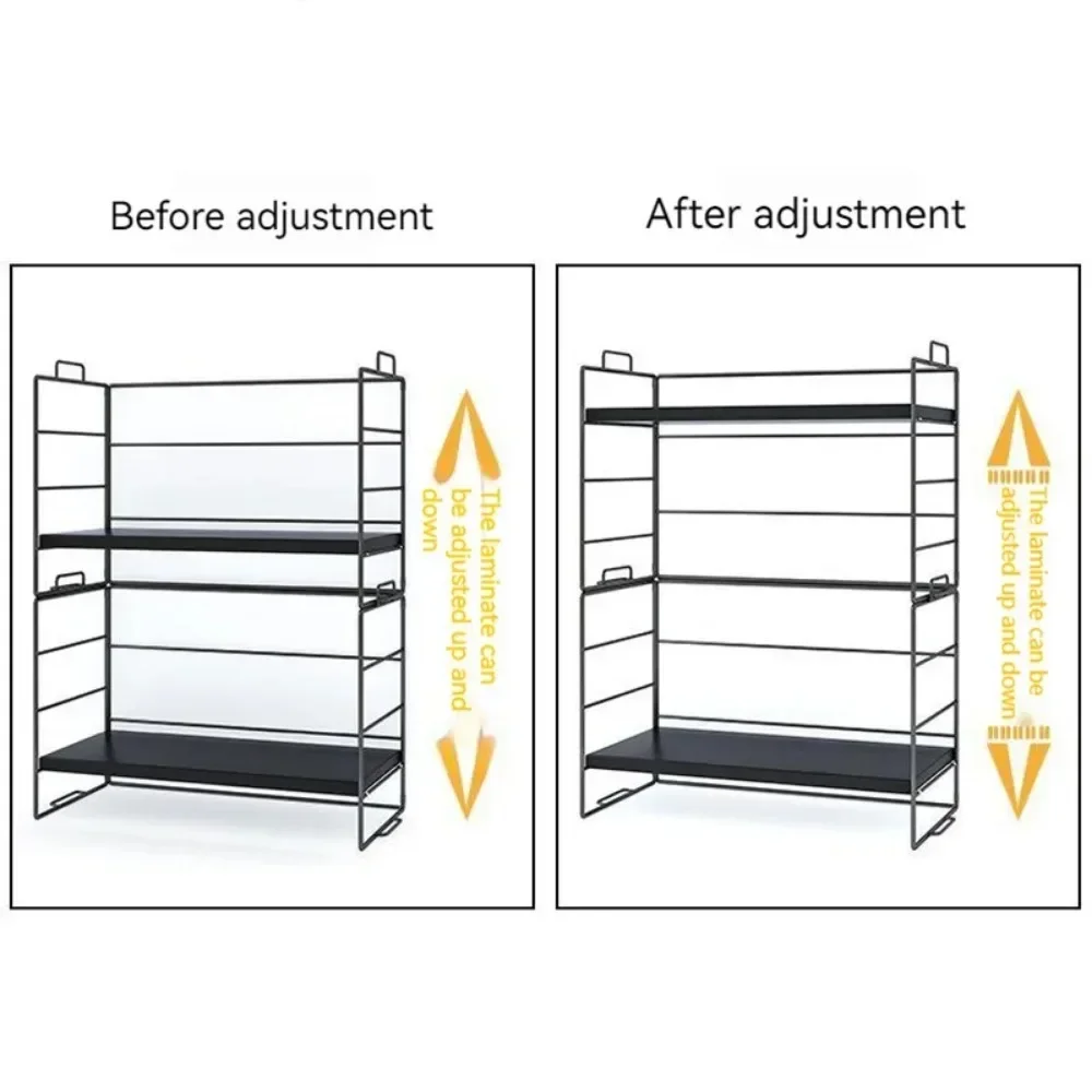 Desktop Bookshelf Multi-layer Adjustable Cube Shelf Multipurpose Countertop Storage Rack  Simple Organizer for Dorm Office Home