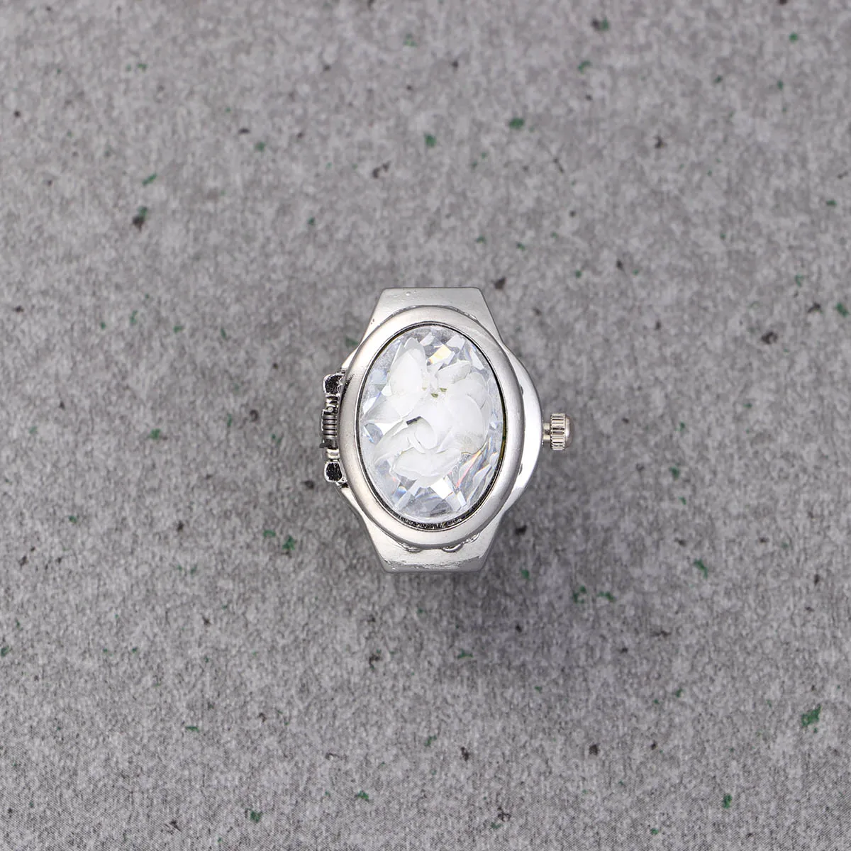 

Oval Finger Watch Watches for Men Watch-shaped Ring Unisex Fashion Student Mini