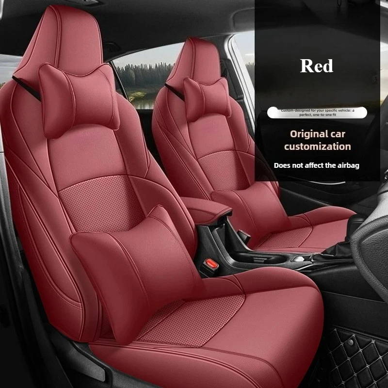 

Custom Car Seat Covers Full Set For Toyota RAV4 2007 2008-2020 2021 2022 2024 Waterproof Leather Cushion Seat Protective Cover