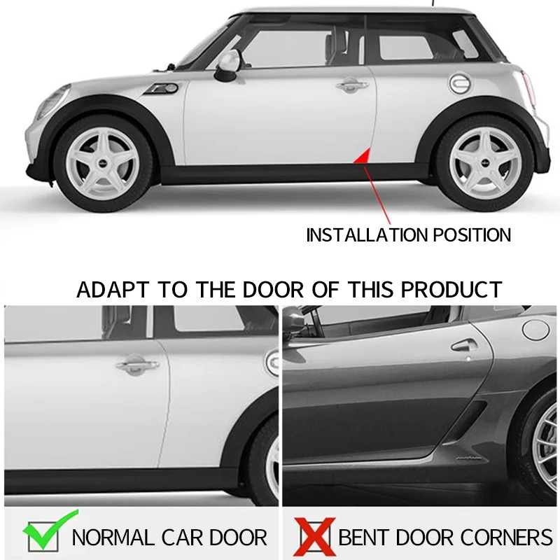 2/4 шт., силиконовые наклейки на углы дверей автомобиля