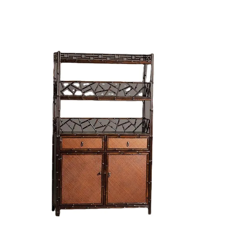 

Zizhu bookcase, large tea room club study storage cabinet