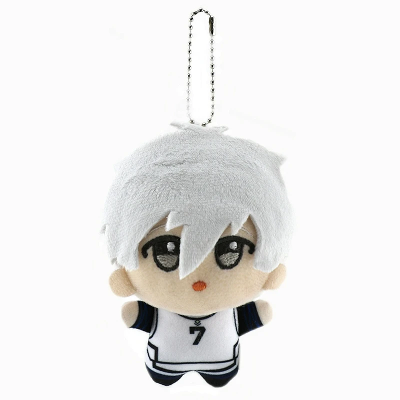 Cartoon Volleyball Boy Plush Keychain Bag Charm Soft Mini Chibi Doll Backpack Purse Accessory For Kids Teens Birthday Gift