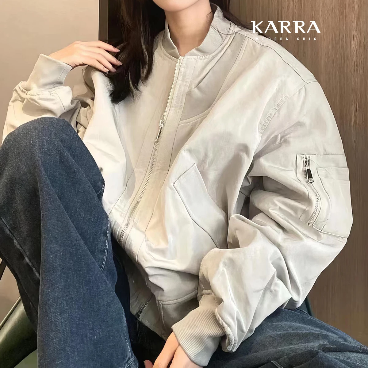 KARRA (to 77) WITHDROW casual Bomber jump_KB4SJP013C