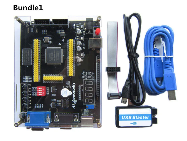 FPGA Development Board CycloneIV EP4CE6 met LCD VGA OV7670 camera en netwerkinterface, JTAG AS programmeur voor elektronica leren