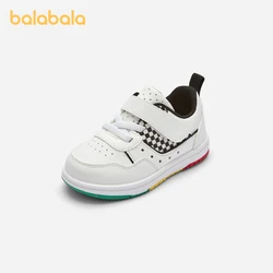 Balabala Kids Shoes Baby Walking Shoes Baby Autumn 2024 New Boys Girls Breathable Shoes Anti-slip Kids Shoes