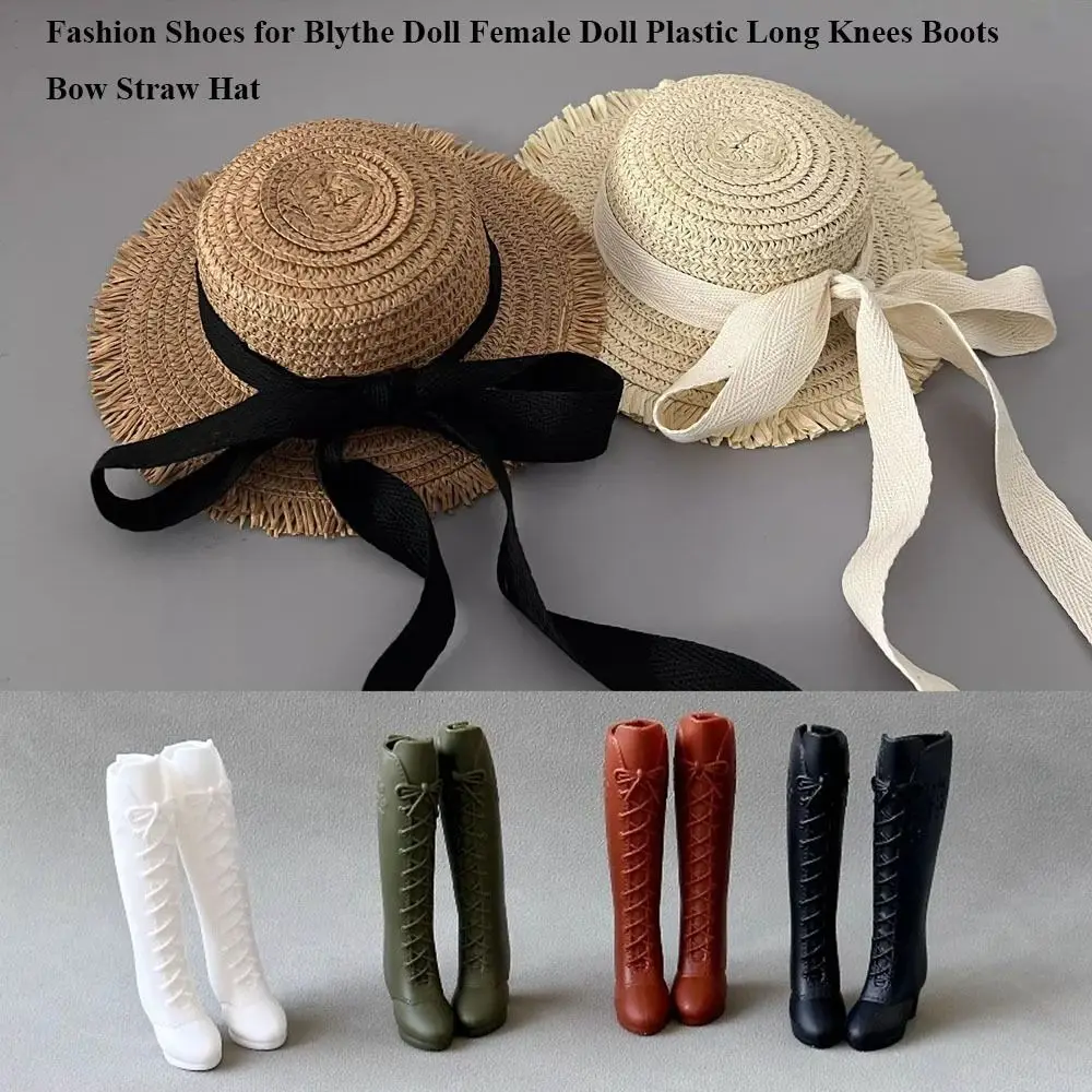 Mode Puppe Schuhe Kunststoff DIY Zubehör Weibliche Puppe Multistyles Lange Knie Stiefel für azone/licca/ob24/26/27 Puppen