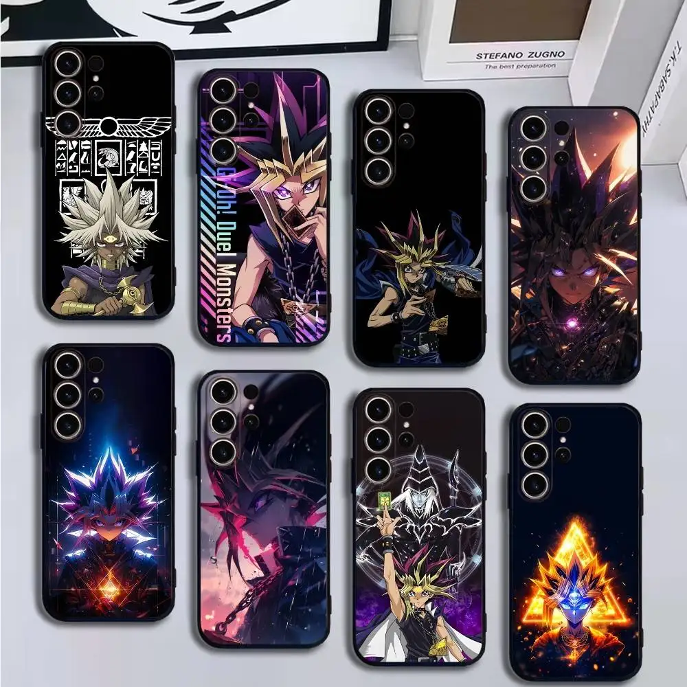 

Y-Yu Gi Oh Anime Phone Case For SamsungS25,24,21,22,23,30,Ultra,20,Plus,Fe,Lite,Note,10,9,Soft Black Cover