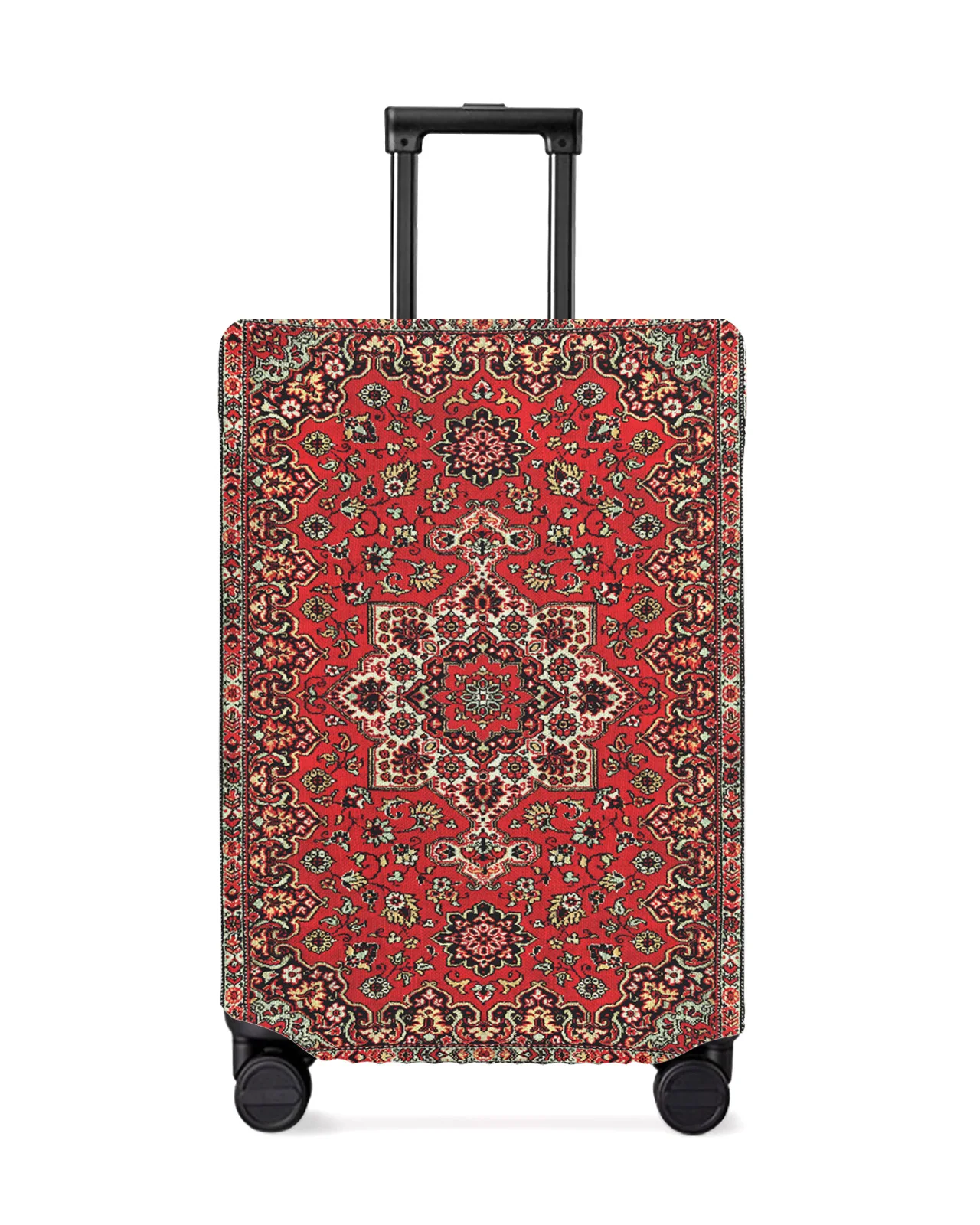 Flor Vintage Viagem Bagagem Capa, Bohemia Elástica Bagagem Capa, Bohemia Mala Caso, Poeira Viagem Acessórios