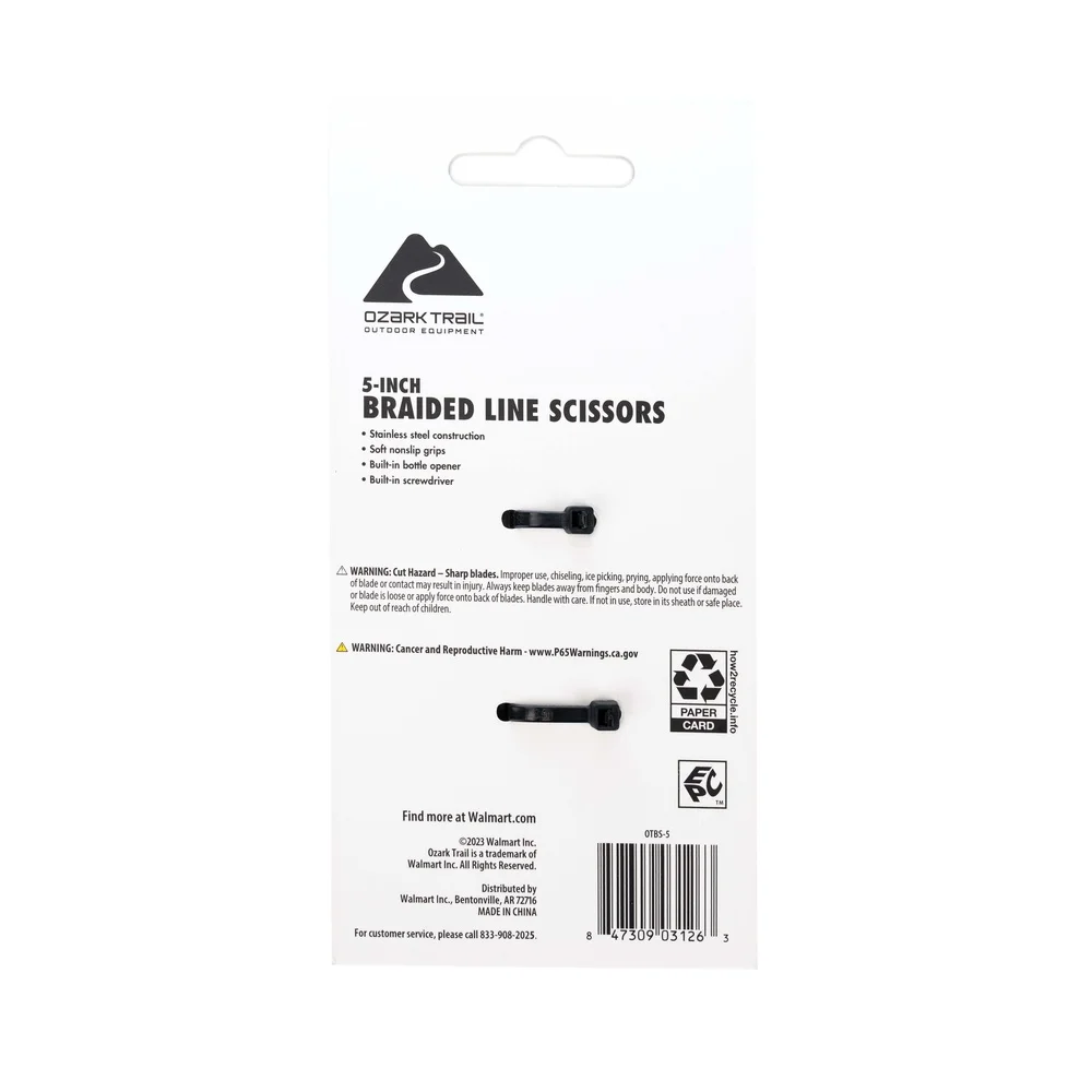 Confezione da 3 forbici per lenze da pesca in acciaio inossidabile, impugnatura morbida multifunzione, design ergonomico, cacciavite apribottiglie incorporato