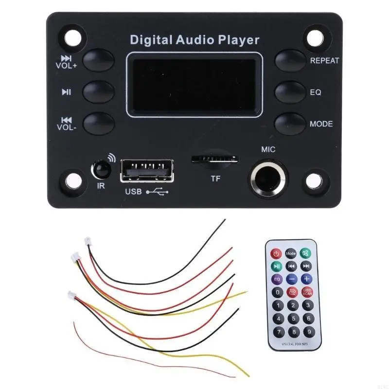 Multi Voltages Bluetooth-compatible 5.0 Sound Module With FM Radio Functionality 