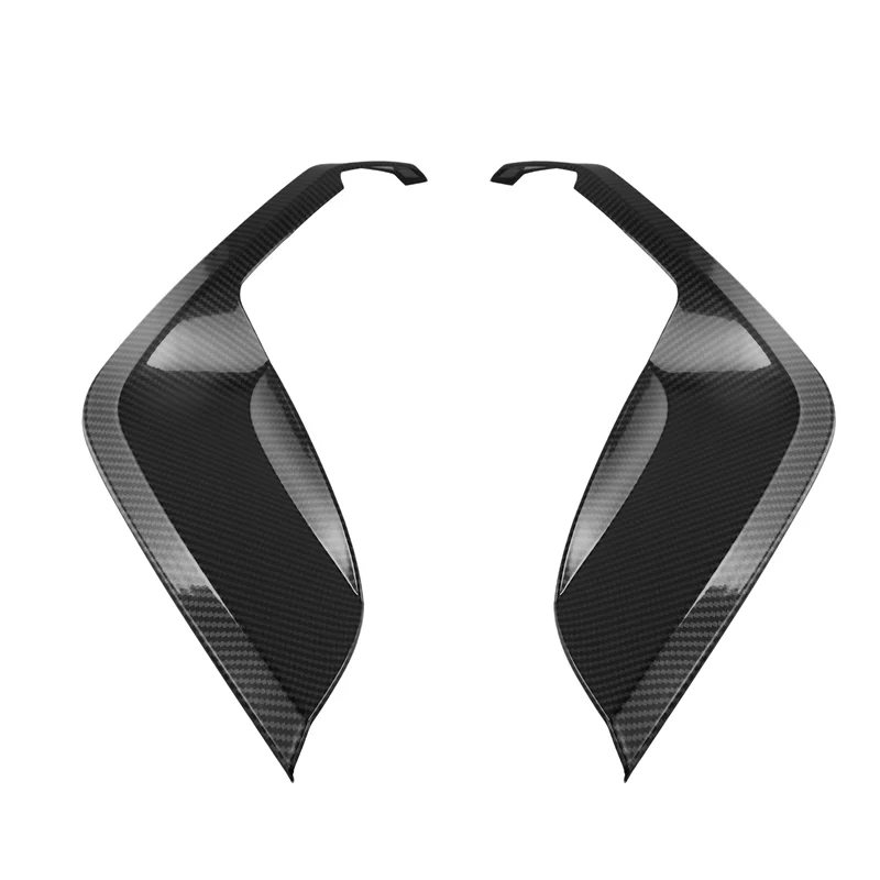 

Цвет углеродного волокна, передний бампер автомобиля, боковой сплиттер, спойлер, декоративная накладка для BYD Dolphin