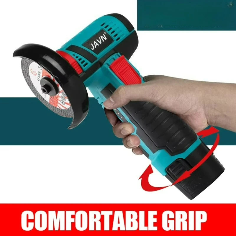 JY JAVN 12 فولت زاوية طاحونة 10000 دورة في الدقيقة الكهربائية تلميع ماكينة الطحن بطارية ليثيوم لاسلكية صغيرة مجموعة أدوات الطاقة الملمع لتقوم بها بنفسك