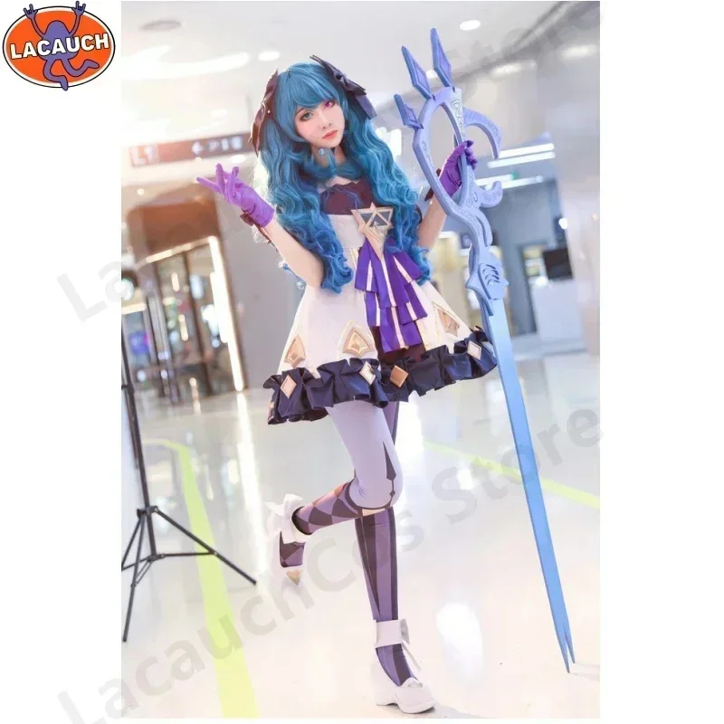 CosplayGame 리그 오브 레전드 그웬 의상 코스프레 그웬 코스프레 의상 신발 여성 그웬 드레스 할로윈 리그 오브 레전드