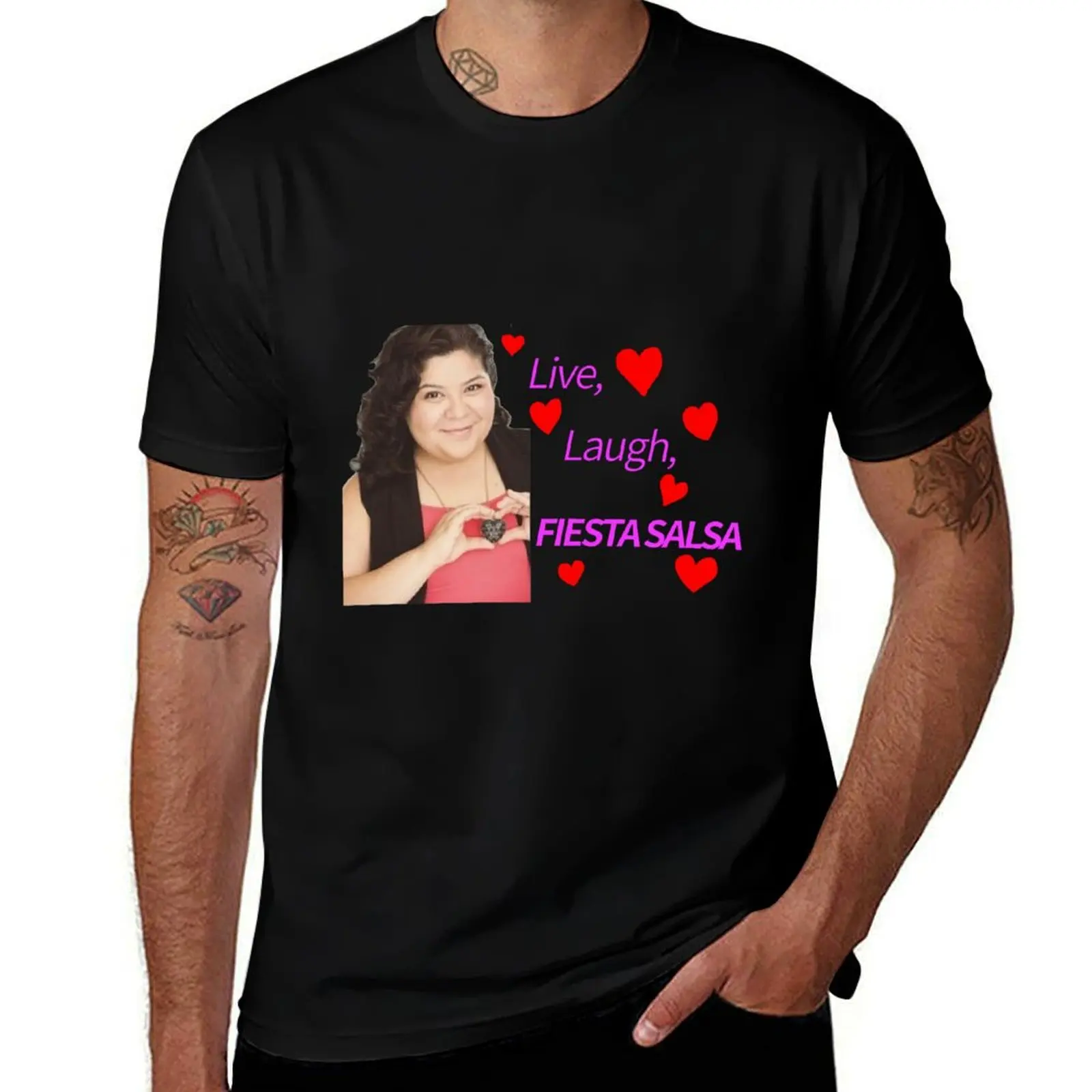 Raini Rodriguez fiesta salsa design T-Shirt Urban Style Print T-Shirt
