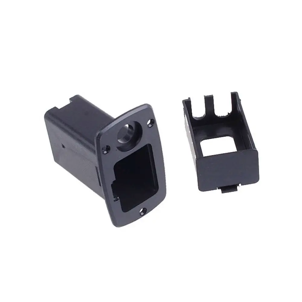 Durable Black Guitar Pickup Battery Box 9V Plastic Battery Holder Guitar Parts Storage Box Battery Case