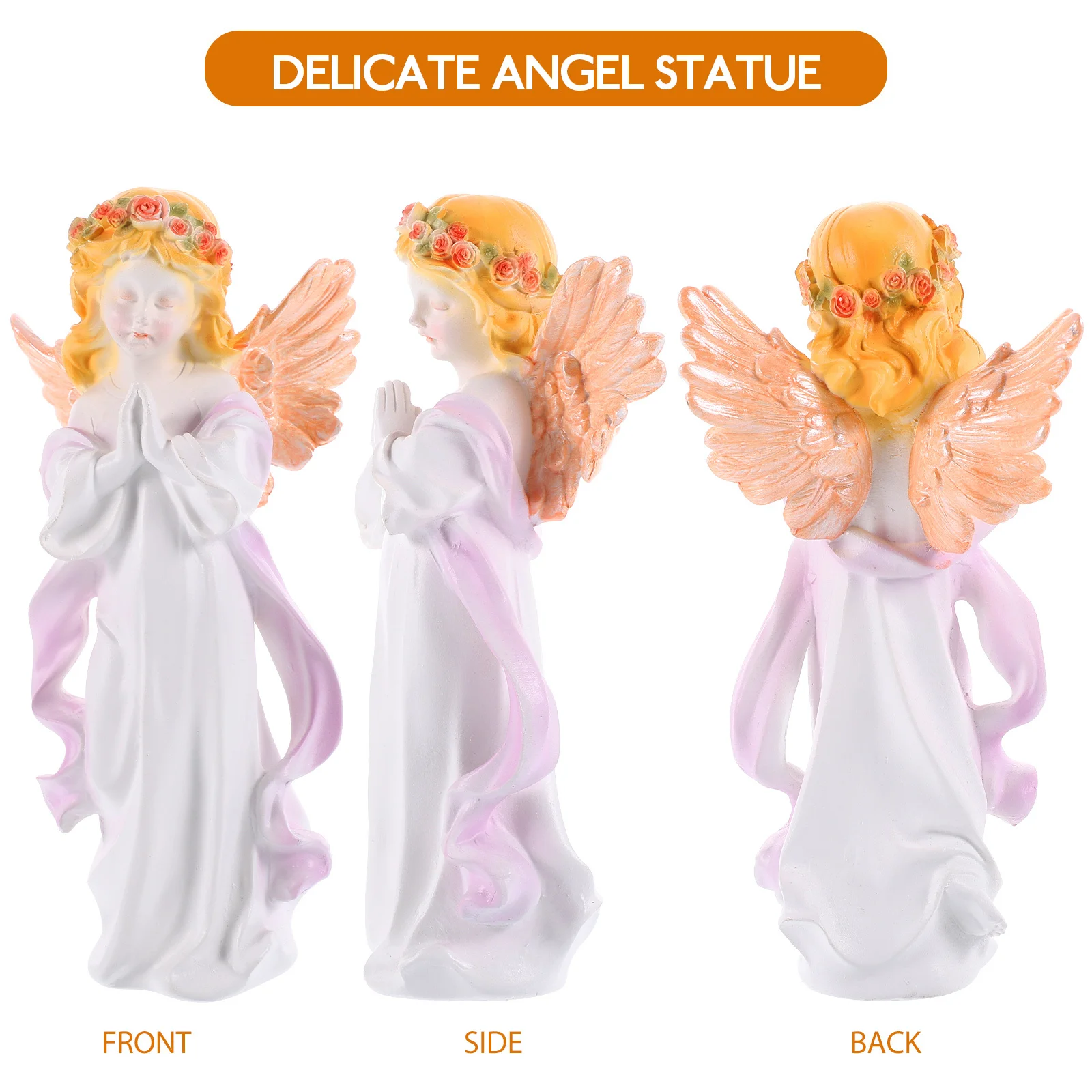 

1pc Resin Craft Mini Sculpture Home Decoration Statue Garden Sculpture Decoration Desktop Garden Ornament Decor