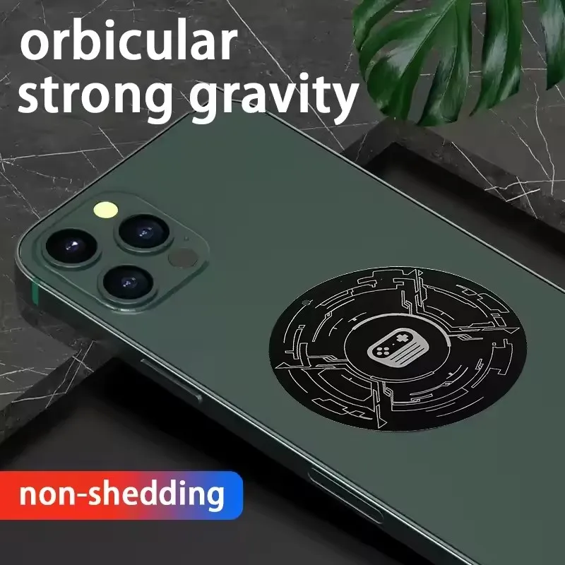 Mobile Phone Metal Plate Sticker for Magsafe Magnetic Car Holder Radiator Thin Iron Sheet for iPhone 16 Smartphone Accessories