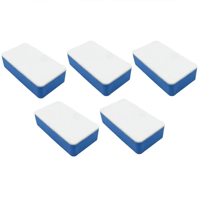 

5Pcs Car Waxing Windshield Cleaning Oil Stain Remover Cleaning Wipe Car Oil Film Plating Sponge Wipe