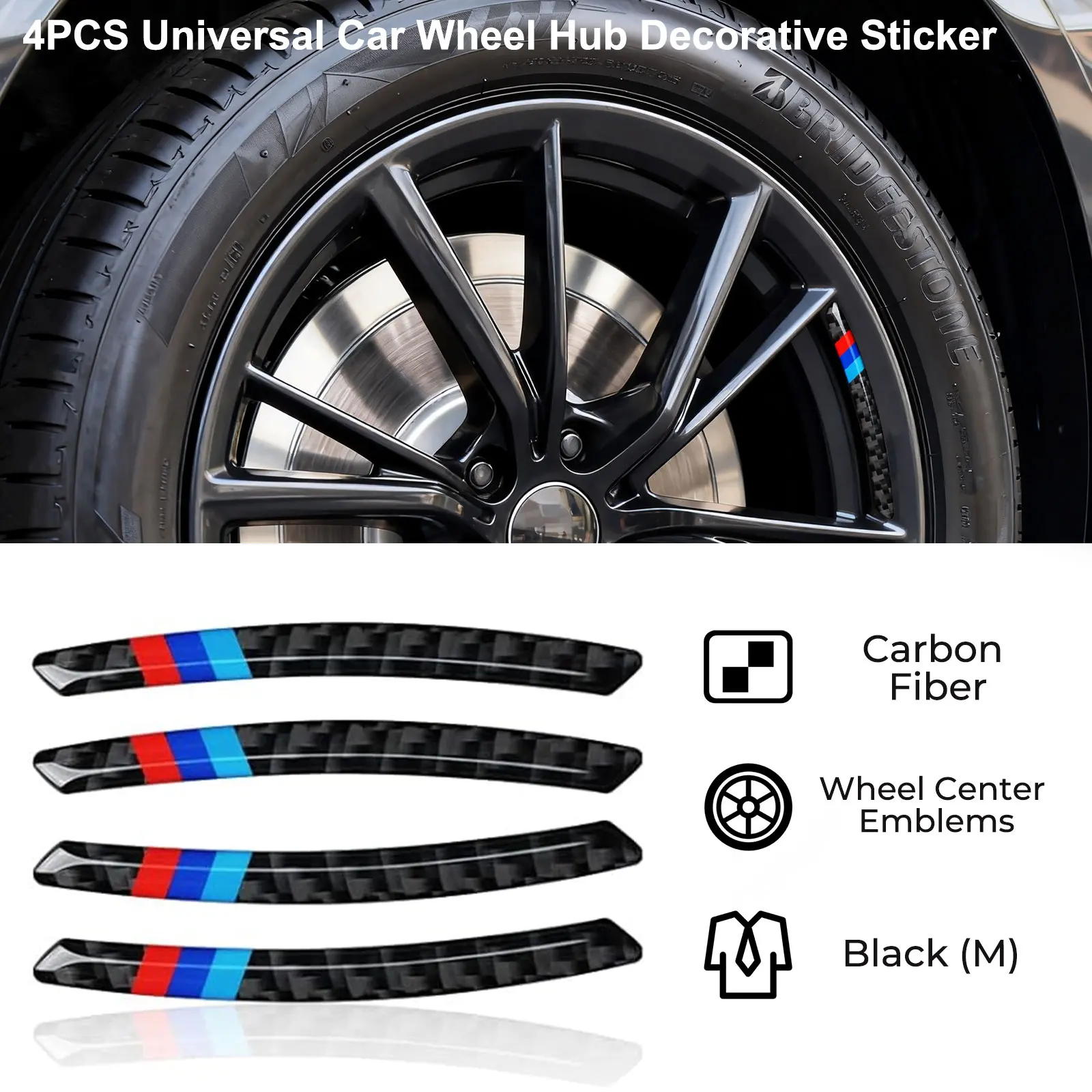 

For BMW E46 E90 F30 F10 X5 X3 Series 1 3 G30 G01 G20 F11 Car Wheel Hub Decorative Sticker Wheel Center Emblems Car Decals