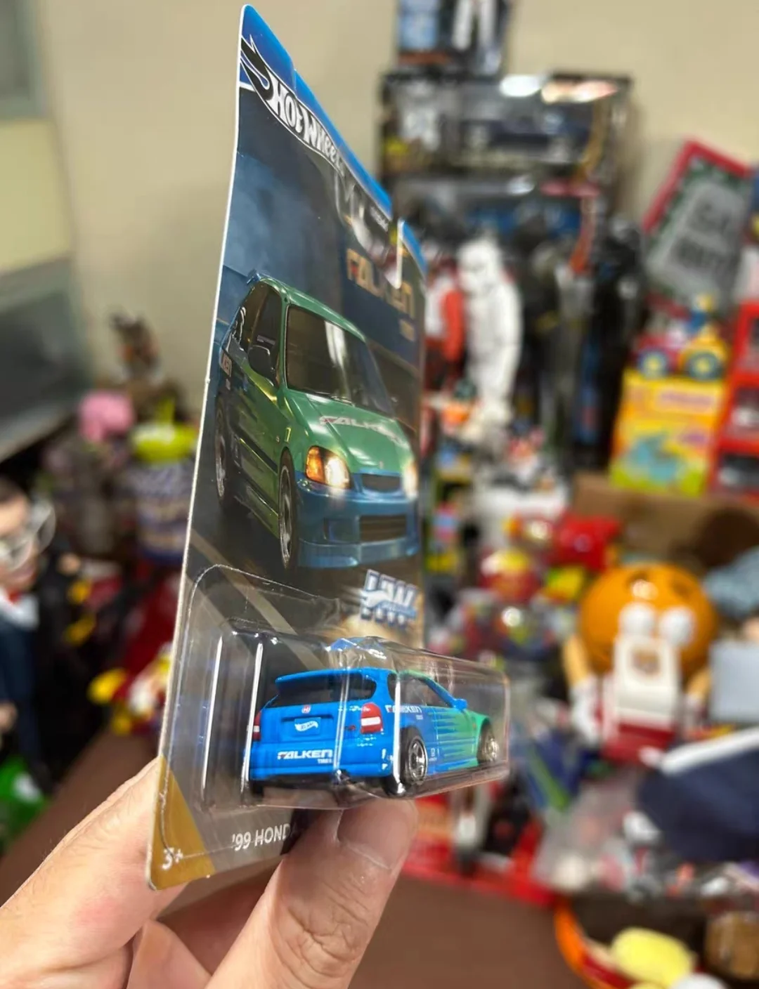 Original Hot Wheels Semi Premium Speed Graphics Series 99 Honda Civic Type R (Ek9) Model Cars Toys Boys Birthday Gifts view 3
