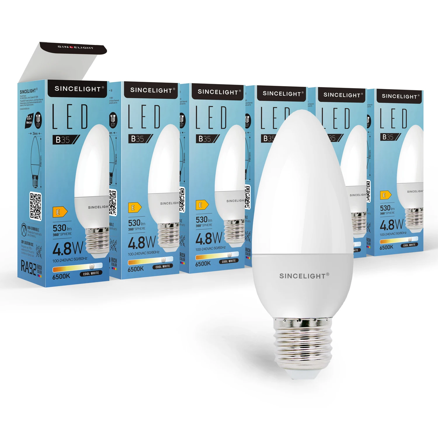 Pack Of 6, E27 Led …
