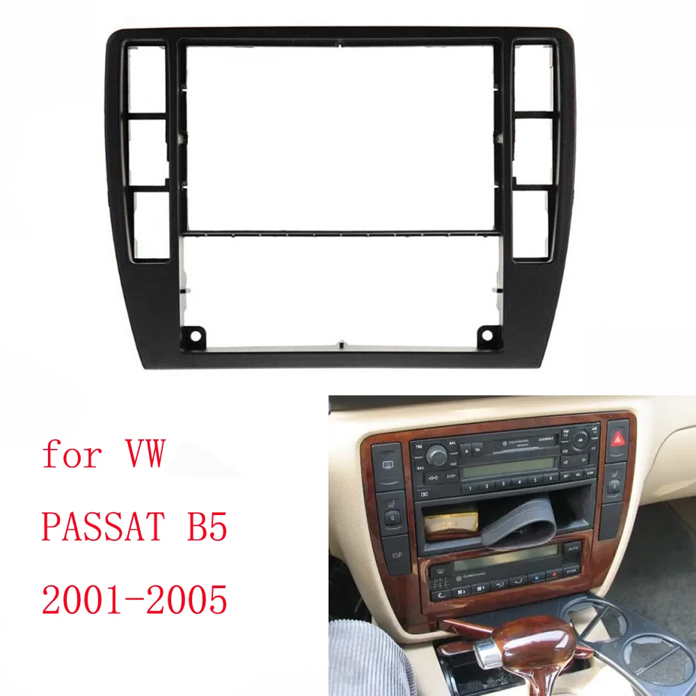 For VW PASSAT B5 2001-2005 1Pcs Car Console Frames Center Console Trim Bezel Panel Decorative Frame Radio Face Frame 3B0858069