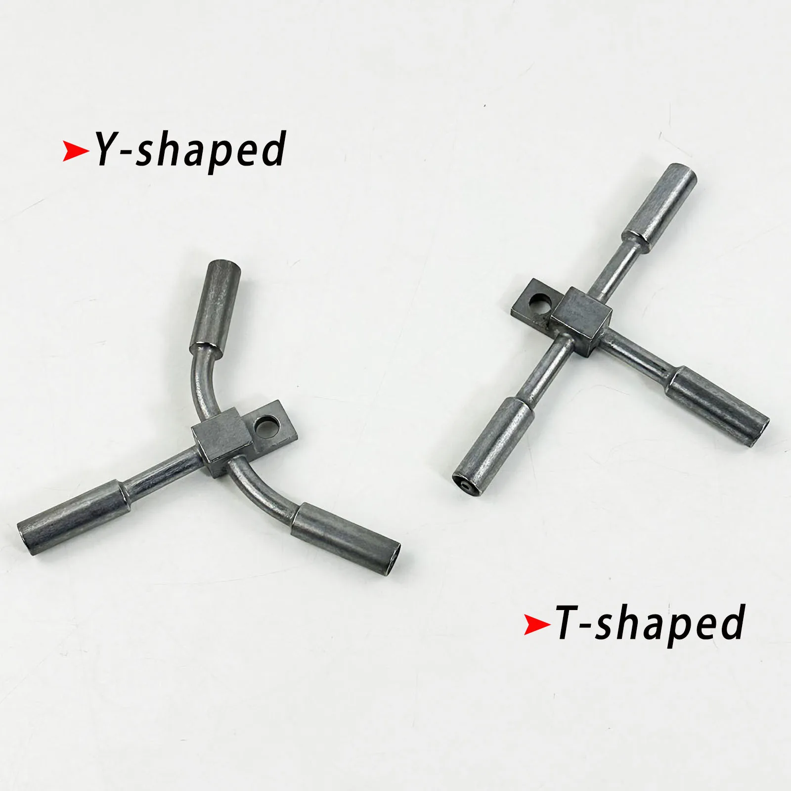 T-shaped/Y-shaped three-way galvanized material brake oil pipe joint motorcycle brake hose joint disc brake accessories
