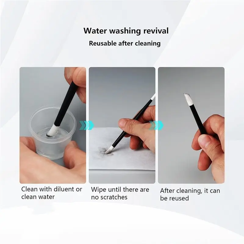 Hot Selling-Dual Tip Cleaning Cotton Swabs Kit With 3Mm And 5Mm Sizes For Panel Line Erasing For Fine Cleaning Model,Dual Tip