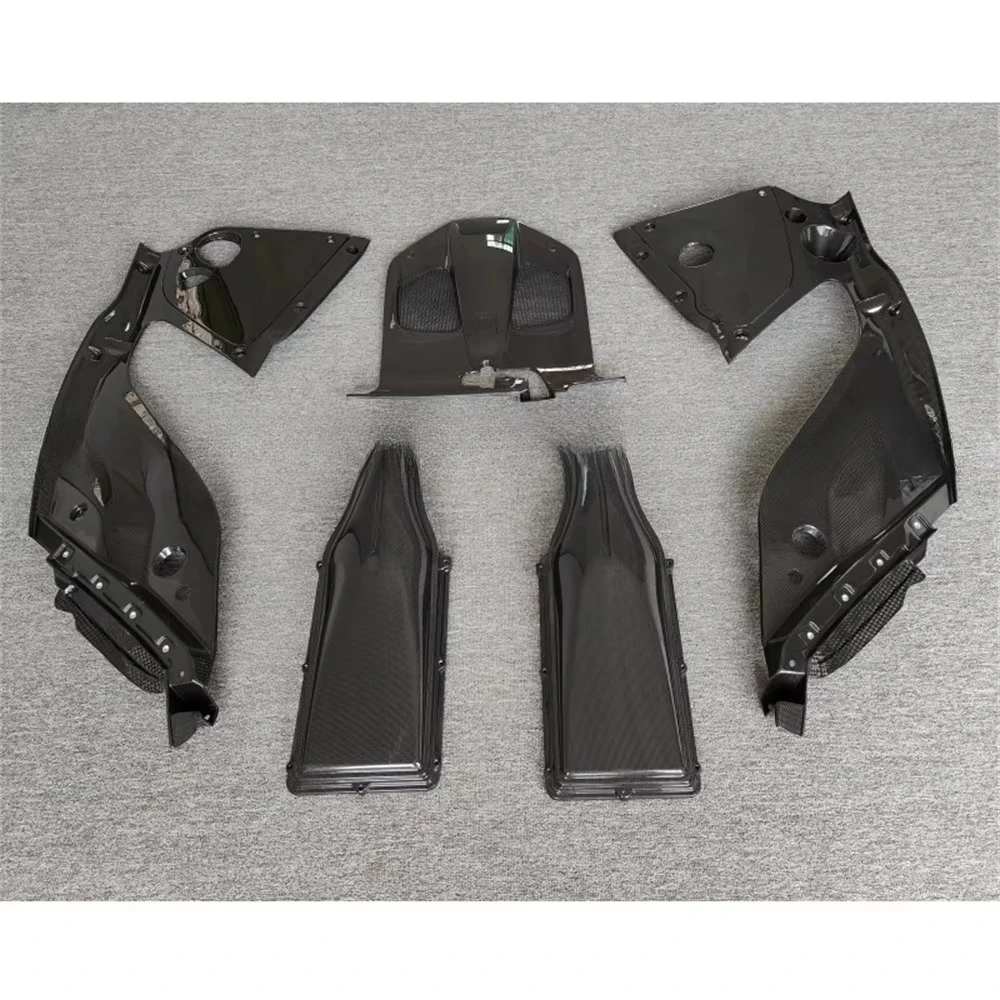Real Dry Carbon Fiber Car Engine protection Cover for 812 Engine Hood Decoration