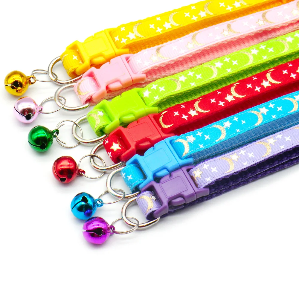 Dog Collars 50 100Pcs Bell Adjustable Necklace 12Pcs ID Tag  Pet Supplies Craft Pet Animal Anti-lost Wholesale