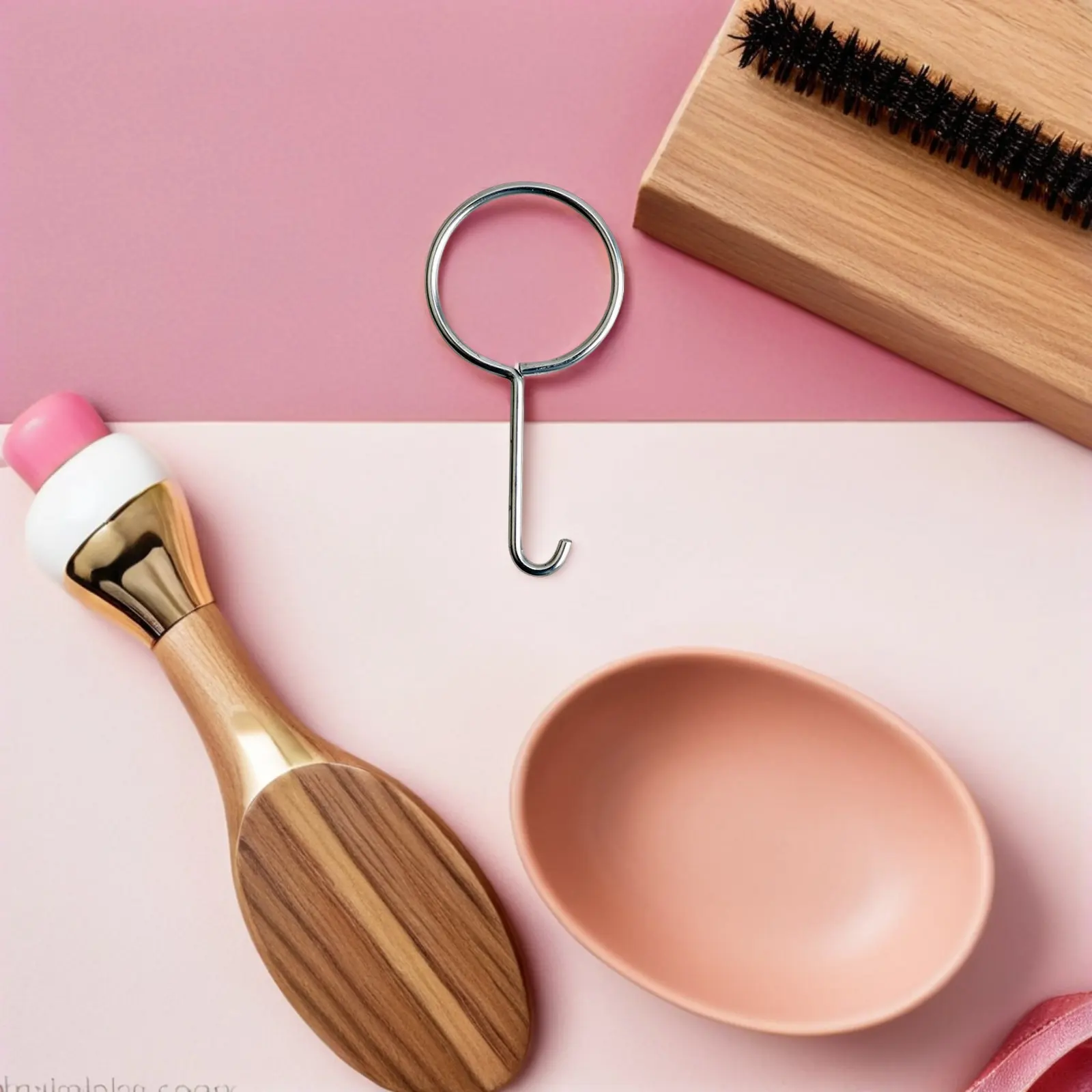 10pcs Stainless Steel Drain Hooks Shower Cleaning Tools Silver Lifting Hooks Smooth Surface Ergonomic Design Lightweight
