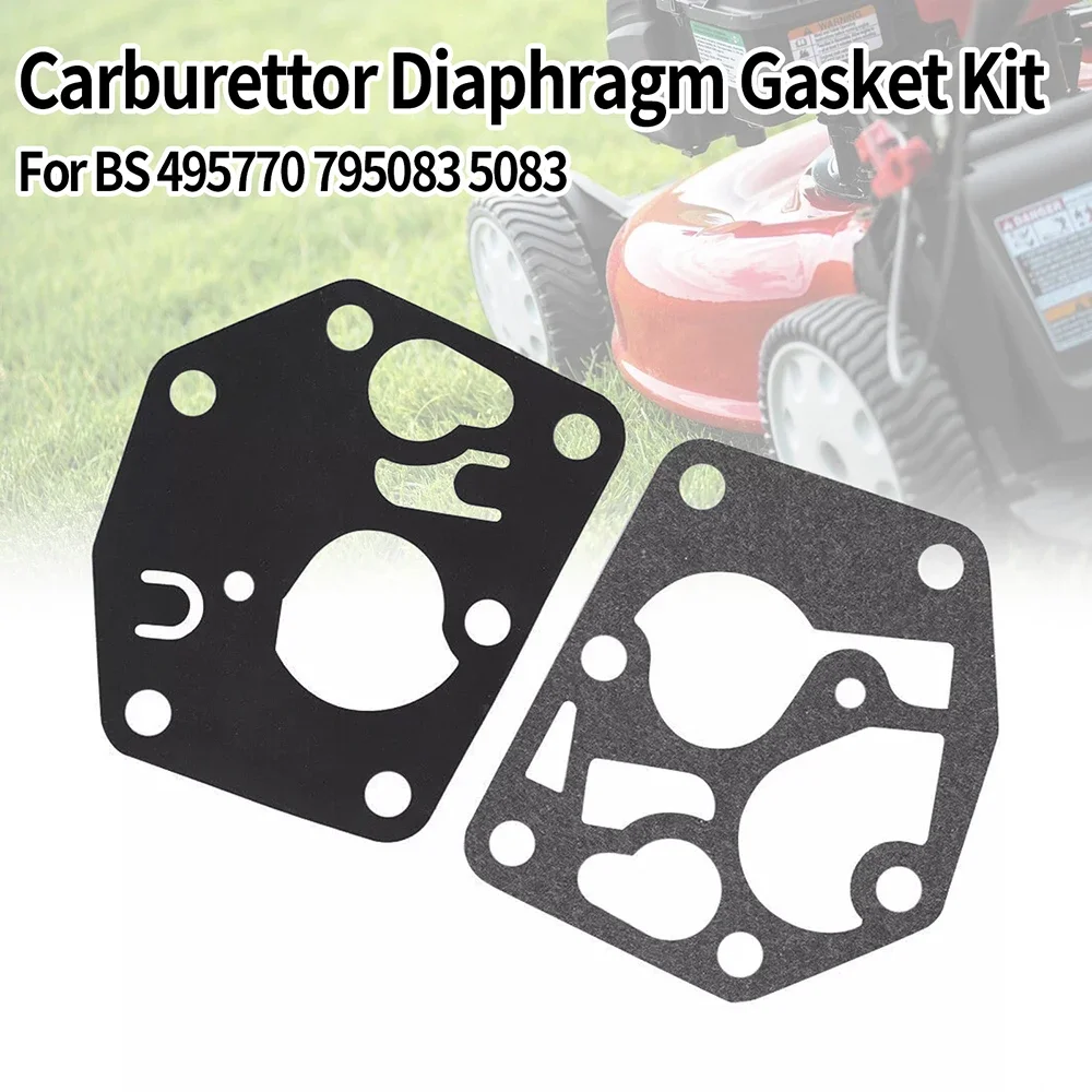 

495770 795083 Carburetor Diaphragm Gasket Kit For Briggs Stratton 3.5-4.5 Hp 3.5-4.5 Hp Q 45 Classic Sprint&Quattro Lawn Mower