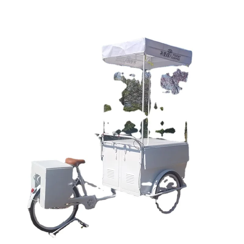 

Internet celebrity creative mobile snack food truck tricycle