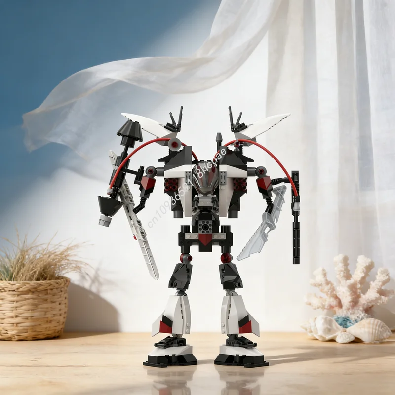 306 pièces MOC Exo Force Combiner Lightning Predator Modèle de construction Jouets Blocs Construction Idée créative Cadeaux de Noël Éducation