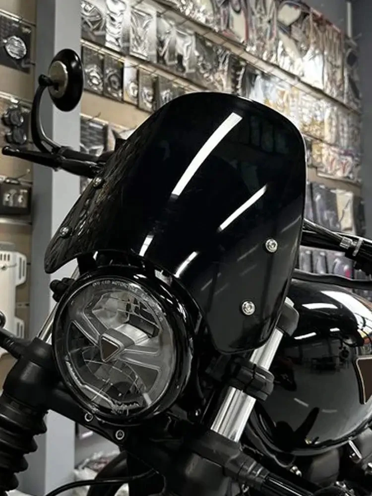 

Motorcycle Windshield Windscreen For Triumph Bonneville Bobber 2017-2025 Wind Shield Screen Motor Air Deflectors Accessories